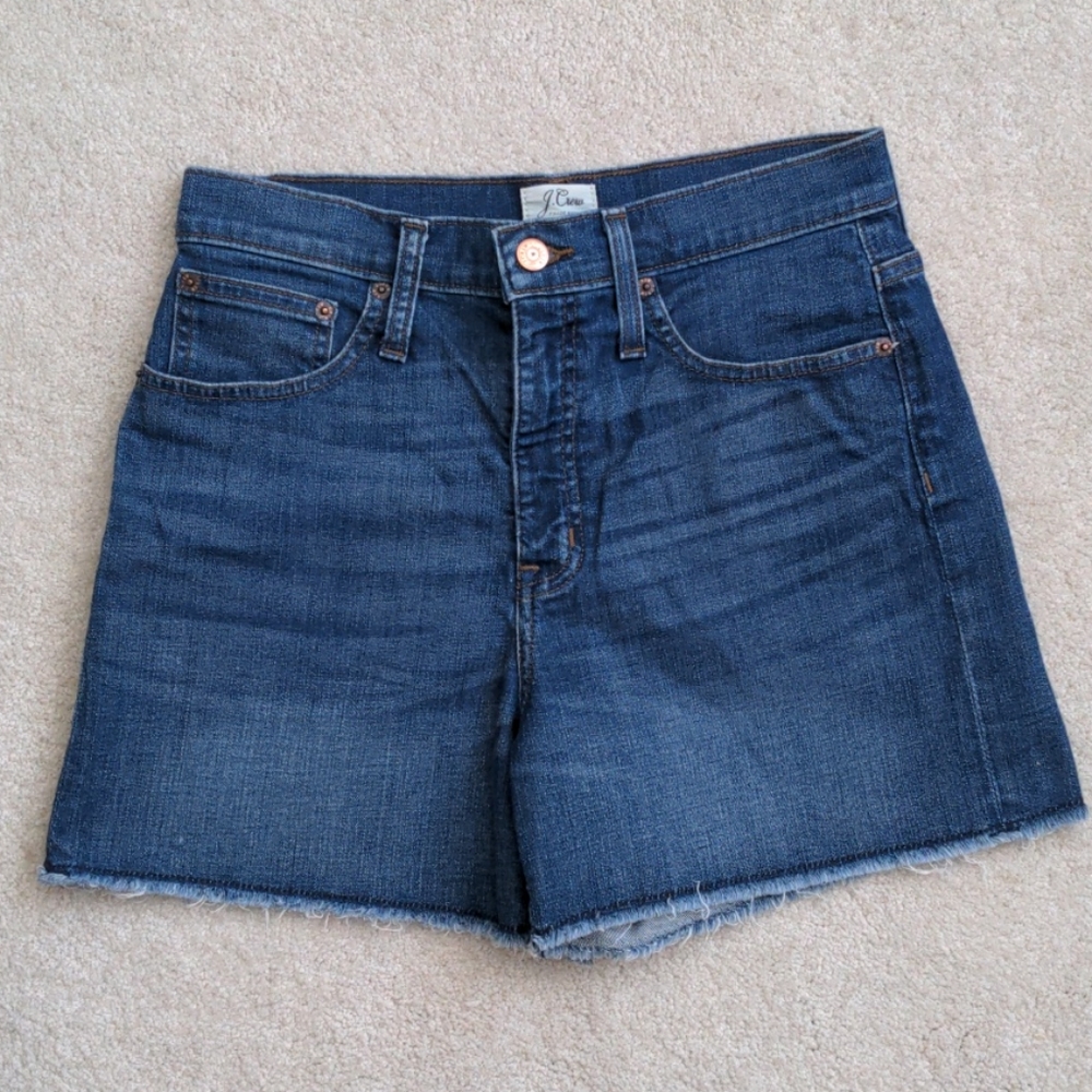 J.Crew Midrise Denim Cutoff Shorts - 26